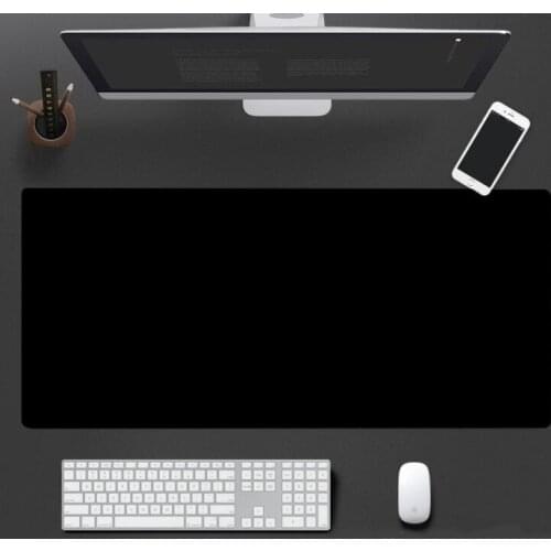 FFFAS 120x60cm Large Suitable Size All Black Mouse Pad Mat Game Gamer Gaming Mousepad Compute Laptop Desk Table Keyboard
