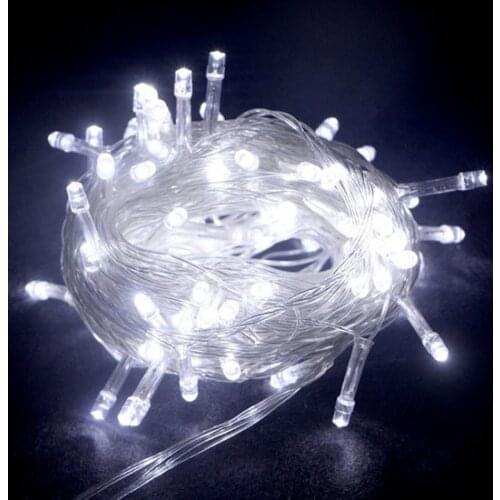 Foblight İp Led White 100 Leds 10Mt Moving christmas decorations рождественские украшения