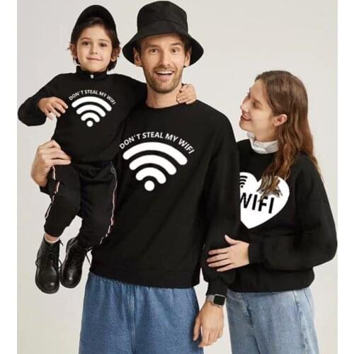 Family Matching Outfits Funny Sweatshirt Mother Father Daughter Son Clothes Mommy Daddy Boy Girl Kids Pullover Couple Baby Tops