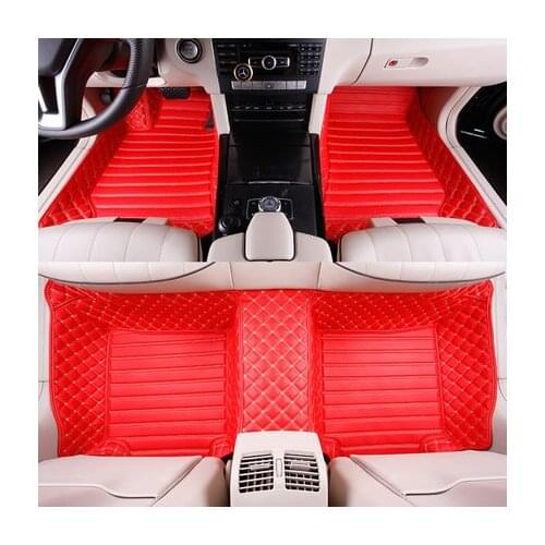 Custom Full Covered Special Car Floor Mats for Mercedes-Benz A B C E G CLASS CL CLA CLK CLS GLSLK 5seat Waterproof Durable Rugs