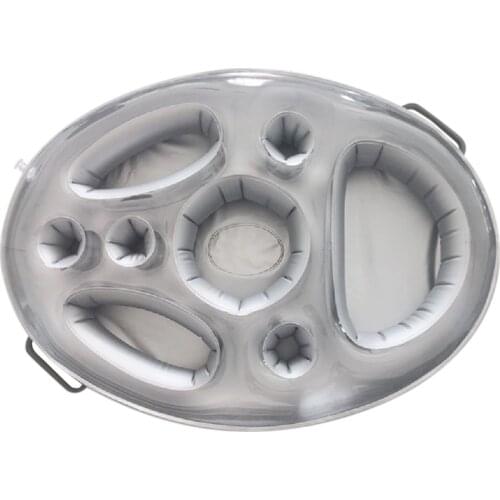 Summer Party Bucket Inflatable Drink Holder Cup Floating Tray Portable Beverage Holder Drinking Cooler Table Tray Placing Tools