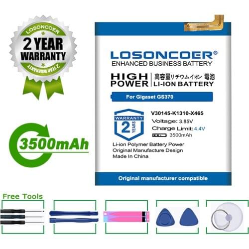 LOSONCOER Battery 3500mAh Battery V30145-K1310-X465 For Gigaset GS370