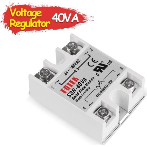 40VA SSR Shift Module Voltage Regulator Single Phase Solid State Relay Volt Regulator Fully Isolated Resistance