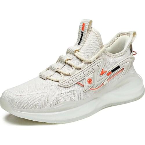 Mens Casual Running Shoes New Breathable Mens Fashion Sports Shoes Comfortable Shock-absorbing Sneakers 2021