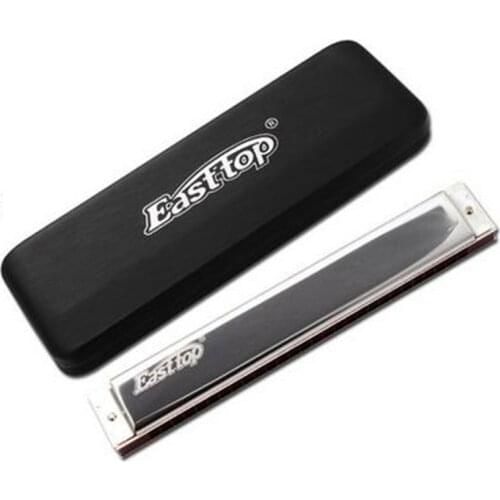 Easttop 28 Holes Tremolo Harmonica Armonica C 28 Mouth Ogan Instrumento Musical 28 Hole Harmonica 12 keys to Choose
