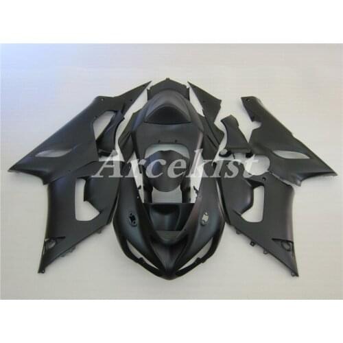 New ABS Whole Motorcycle bike Fairings Kit Fit for Kawasaki Ninja ZX-6R 2005 2006 05 06 636 Bodywork set All Matte black