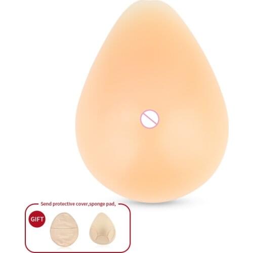 ONEFENG AT Triangle Teardrop Shape Silicone Breast Form Artificial Breast 150-700g/pc Fake Boob Big Tits for Mastectomy Women