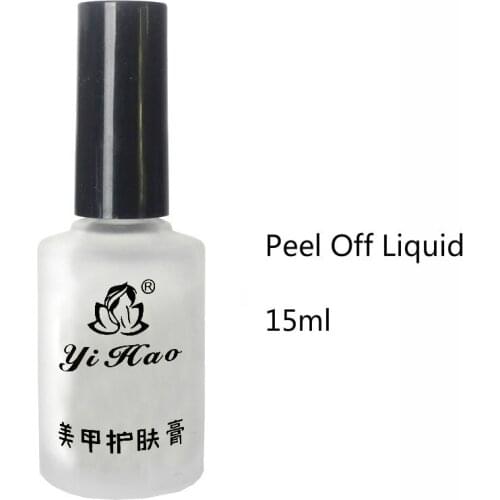 Brand New Fashion 15ml White/ Pink Peel Off Liquid Tape Cream Nail Art Polish Separating Palisade Tool Manicure