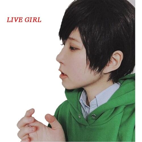 LIVA GIRL Choromatsu Matsuno Cosplay Wig Osomatsu-San Costume Play Wigs Halloween Costumes Hair 1075