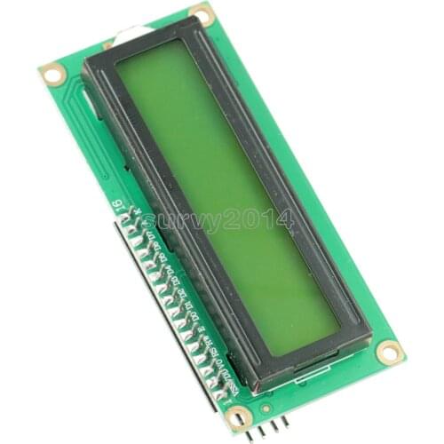 Yellow Display IIC/I2C/TWI/SP​​I Serial Interface 1602 16X2 Character LCD Module