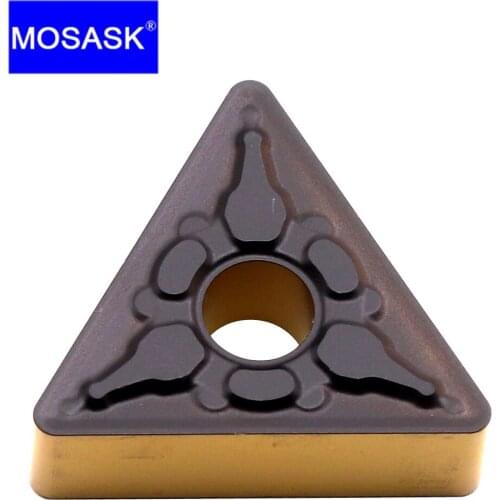 MOSASK 10PCS TNMG 160404 08 12 ZC32S CNC Lathe Machining Tools Steel Turning Boring Tungsten Carbide Inserts
