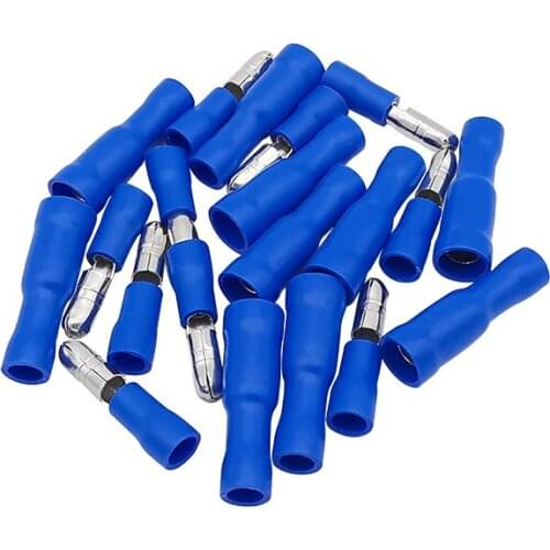 FRD2-156 FRD2.5-156 MPD2-156 MPD2.5-156 Blue Male Female Bullet Insulated Connector Crimp Terminals Wiring Cable Plug Connector