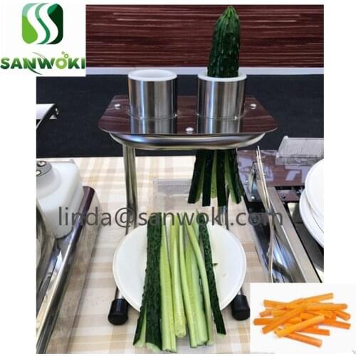 Manual cucumber cutting machine Cucumber Splitter Cutter carrot strip cutter vegetable chopping machine for Korean sushi