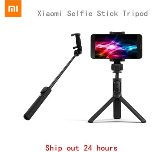 Xiaomi Foldable Handheld Tripod Monopod Selfie Stick Bluetooth With Wireless Shutter Selfie Stick For Android & iPhone