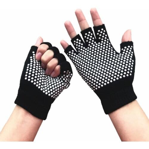 Women Gym Crossfit Gloves Yoga Sport Fitness Bodybuilding Glove Workout Half Finger Anti Slip Powerlifting Gloves Hand Protector