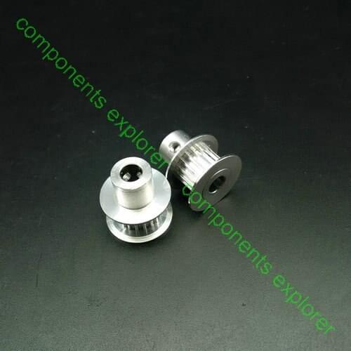 MXL Timing pulley 18 Teeth 5mm Bore ,7mm teeth width,2pcs/lot