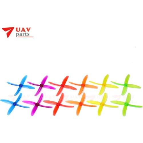 10pairs FPV 4 blade propeller 5040 CW/CCW XT50404 PC Material w/ jelly color Orange Props for kit 200 250