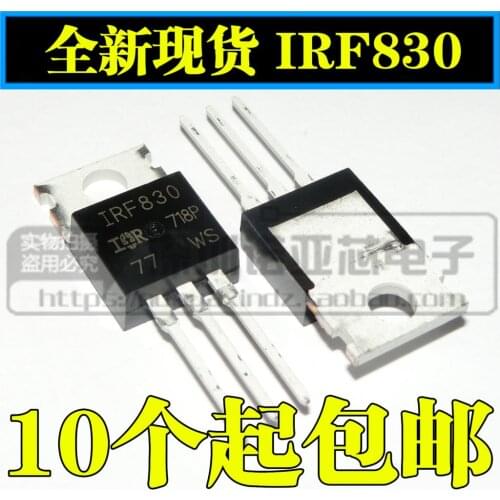 10pcs/lot IRF830 IRF830PBF TO-220 MOS FET New Spot