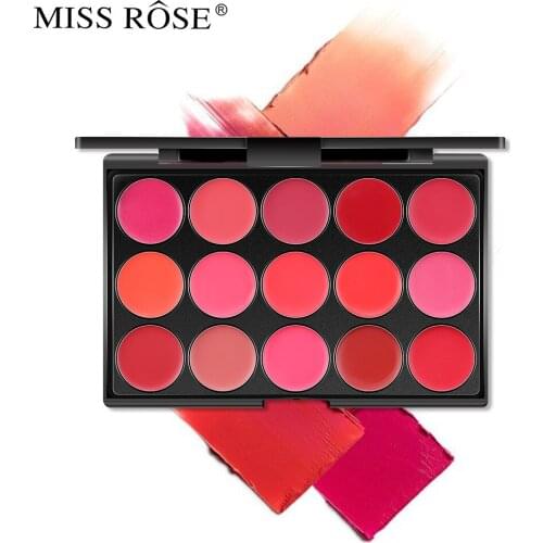 15 color mouth red disk dumb CD install lipstick cream lip honey disk makeup disk