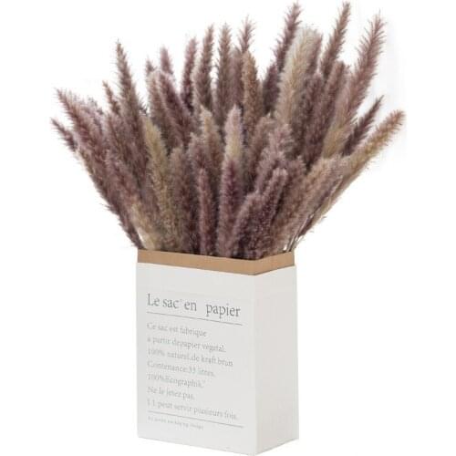 15pcs Natural Pampas Grass Real Dried Reed Flowers Decorations For Decor Home Wedding Christmas Dekoration Flores Preservadas