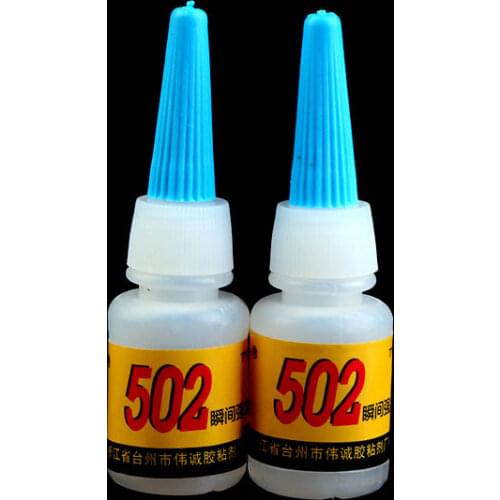 Instant Quick-drying Cyanoacrylate Adhesive Strong Bond Fast Leather Rubber Metal 8g Office Supplies 502 Super Glue