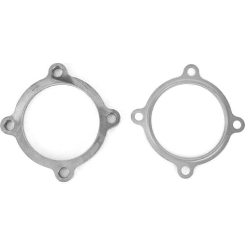 3in 4 Bolt Turbo Exhaust Downpipe Flange + Gasket Kit Fit for Garrett\s Turbo Series T3 T3/T4 GT30 GT30/GT35 Vehicle Accessory