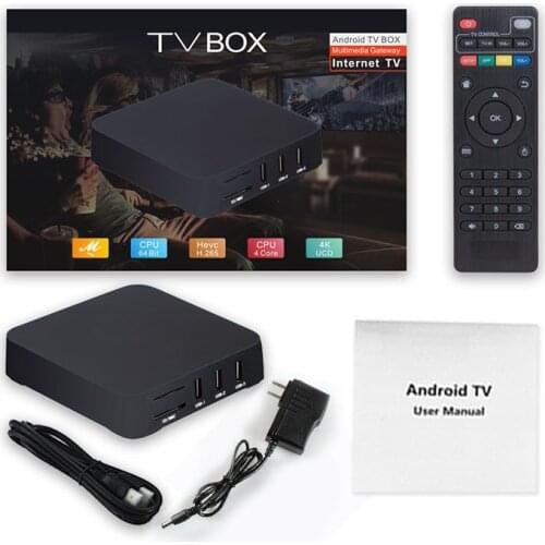 4K HD Android 7.1 8/16GB Smart Media Player TV Boxes 2.4/5Ghz Dual Band Wi-Fi Network Set Top Boxes With IR Remote Control