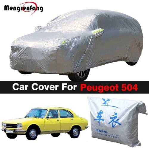 Outdoor Car Cover Anti-UV Sun Shade Rain Snow Dust Protection Auto Cover For Peugeot 504 Sedan Break