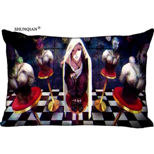 Tokyo Ghoul Pillow Case (Two sides) High Quality Custom Zippered Rectangle soft Pillow cover Best gift