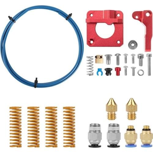 Creality Upgrade Kit Capricorn PTFE PTFE Tubing, Aluminum Extruder, Premium Metal Bed Springs, for Creality 3D Printer
