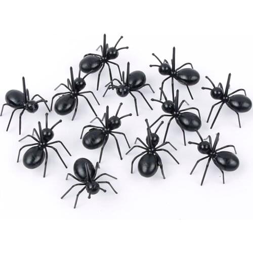 DAYFULI 12pcs Cute Mini Ant Fruit Fork Eco Friendly Plastic Easy Decoration Kitchen Bar Kids Dessert Fork Garden Hand Tools Fork