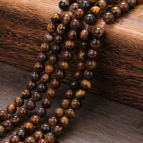 4/6/8mm Round Natural Stone Beads Small Loose Beads Gemstone Beads Mineral Agate DIY Jewelry