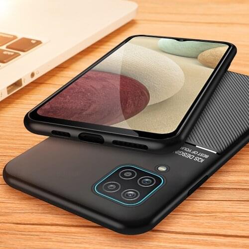 Magnetic Protective Cover Case For Samsung Galaxy A12 A 12 Magnet Drop Proof Soft Phone Case For Samsung a12 12a a125f Coques