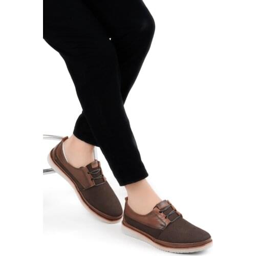 Ayakland Ant 102 Nubuck Leather Men 'S Casual Shoes