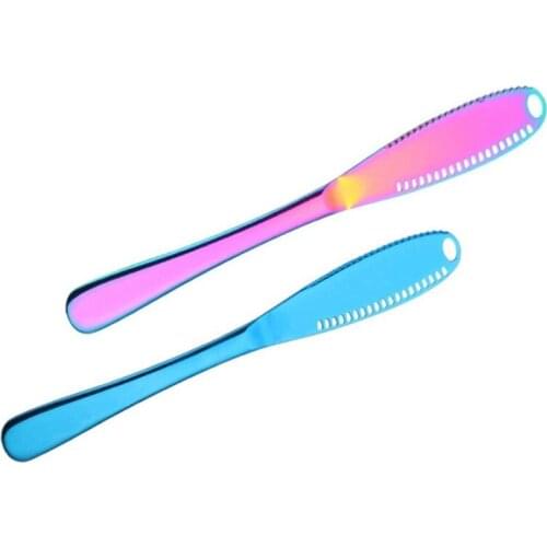 Butter Knife Multi-Function Butter Knife With Serrated Edges, For Kitchen Gadgets String Cheese Sticks 2PCS