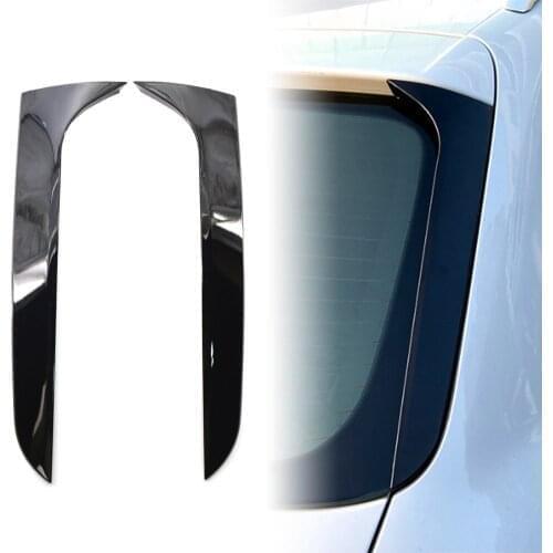 Rear Window Side Spoiler Canard Splitter For Audi A4 B8 Allroad Avant 2009-2016