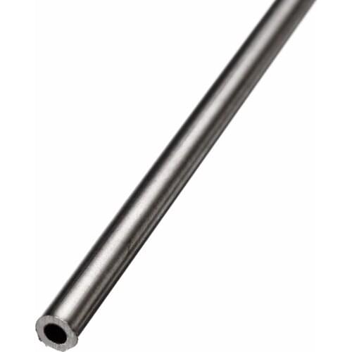 1pc Silver Capillary Tube Pipe 304 Stainless Steel OD 6mm ID 4mm Length 500mm For Aviation Antenna