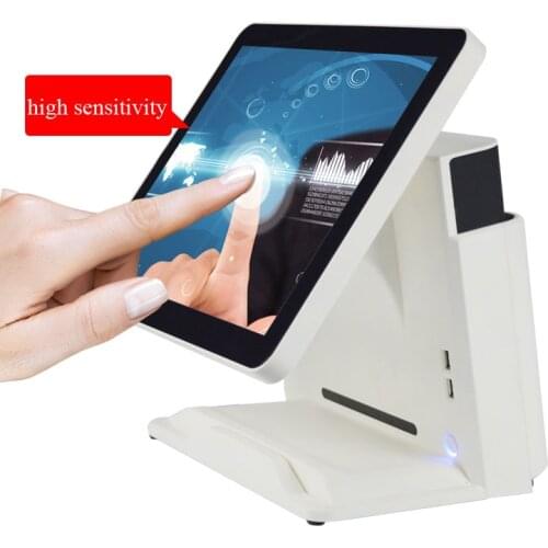 All in one POS Capacitive Touch Screen POS Billing System Cash Register support win 10 used in catering
