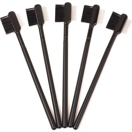 CURSAVELA Mini Separator Mascara Lift Curl Metal Extension Eyelashes Comb 1PCS Beauty Makeup Cosmetic Tool Folding Eyelash Combs