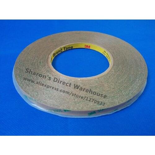 1x 9495LE 300LSE 3M Double Side Tape 10mm * 55m (1cm * 55m) Extremely Strong Adhesive Highly Transparent Screen Free Shipping