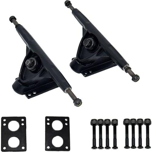 2Pcs Universal 7 Inch Adult Skateboard Bracket Skateboard Truck with Pad for Mini Cruiser Skateboard Longboard