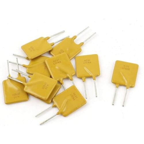 500PCS PPTC Plug In Self Recovery Fuse RUEF400 30V 4A 4000MA Insurance Pipe Protective Tube Recoverable Fuse PolySwitch