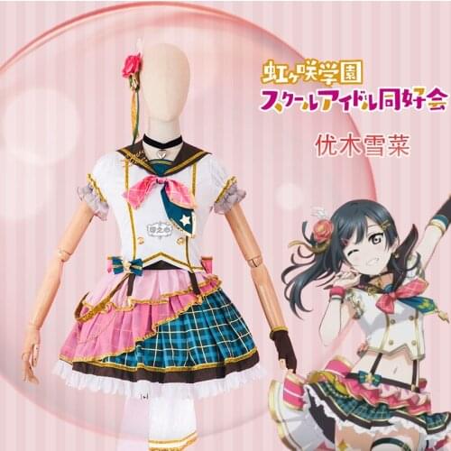 Anime Love Live! Nijigasaki High School Idol Club Yuki Setsuna Just Believe Lolita Dress Lovelive Cosplay Costume Halloween Suit
