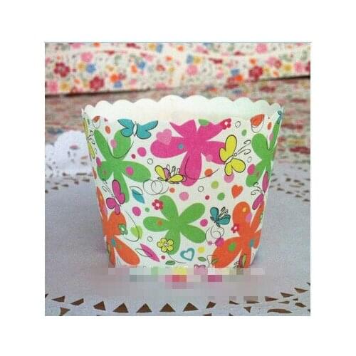 Paper bucket MUFFIN paper cake cups,Stripe and Dot Paper CUPCAKE CASES, baking cup,cake holder
