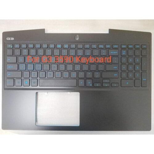 For Dell G3 3590 low up Red no backlit keyboard or blue no backlit keyboard CN-0P0NG7 460.0H703.0001 CN-0W2VM0