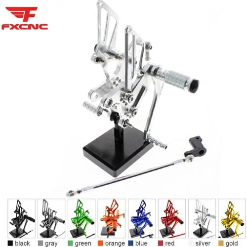 For Honda NSF100/NSR50 2004-2010 Aluminum Adjustable Motorcycle Rearset Footrest Footpeg Rear Set Footrest Pedal Foot Peg