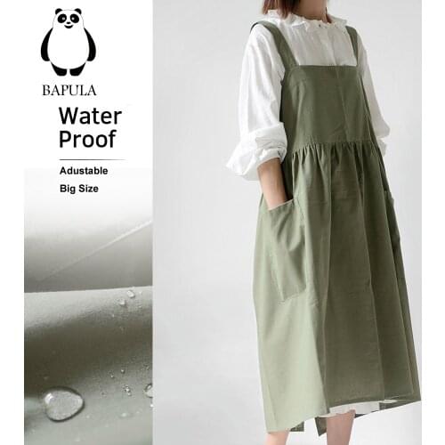 Florist Apron Cotton Linen Gardening Coffee shops flower Korea Aprons For Cooking Baking for women