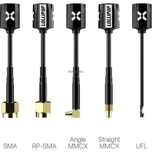 Foxeer 5.8GHz Micro Lollipop 2.5dBi High Gain Super Tiny FPV Omni Antenna LHCP With SMA/RP-SMA/MMCX-L Plug For RC Racing Drone