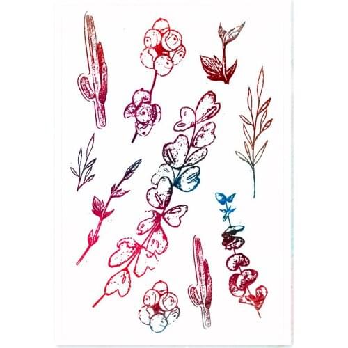 Hot sale fantasy flower Transparent Clear Stamps / Silicone Seals Roller Stamp for DIY scrapbooking photo album/Card Making