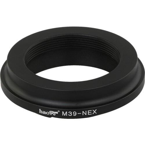 Haoge Lens Mount Adapter for 39mm M39 Mount Lens to Sony E-mount NEX Camera